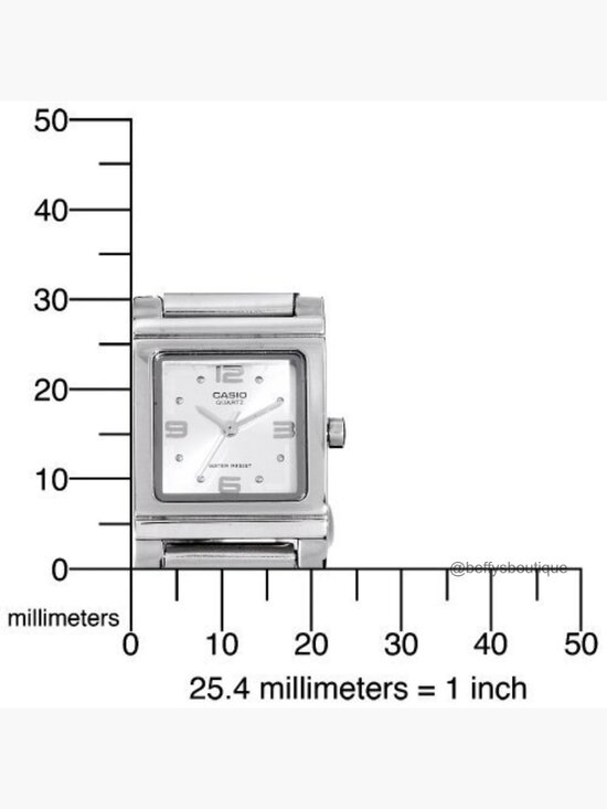 Quartz Square Silver Watch with White Dial main image 5